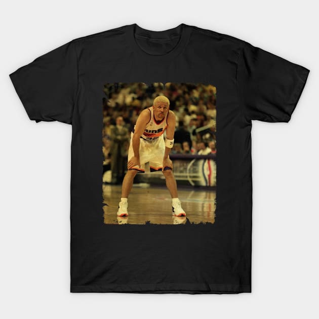 Jason Kidd - Vintage Design Of Basketball T-Shirt by JULIAN AKBAR PROJECT